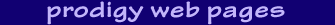 Prodigy Web Pages