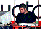 WOLFGANG S. - LiveAct in "Industria" club (Belgrade), DIVINE party Radio B92, Friday 30. May 1997. (foto T. Pakic)